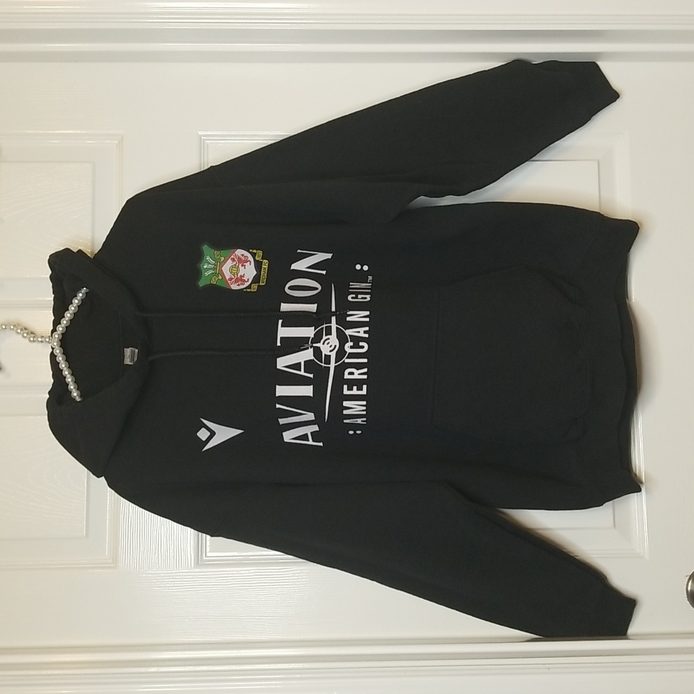 Gildan Heavy Blend AFC  Avation Gin Black Electro Black Hoodie Sweatshirt